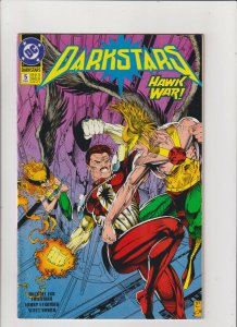 Darkstars #5 VF+ 8.5 DC Comics 1993 Hawkman & Hawkgirl 