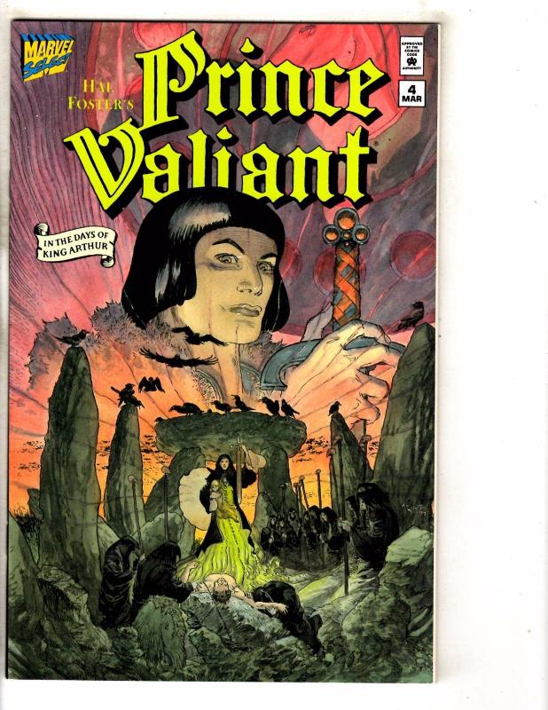 Lot Of 4 Prince Valiant Marvel Select Comic Books # 1 2 3 4 King Arthur PP4