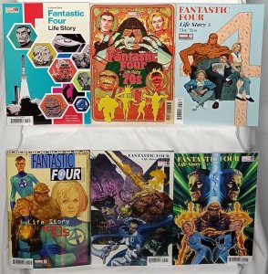 FANTASTIC FOUR Life Story #1 - 6 Variant Cover B Set Marvel Comics MCU