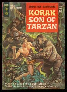 KORAK SON OF TARZAN #1 '64-EDGAR RICE BURROUGHS-MANNING VG