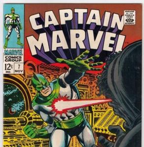 Captain Marvel 7 Strict VF 8.0 High-Grade - Don Heck  Quasimodo Oregon Certific.