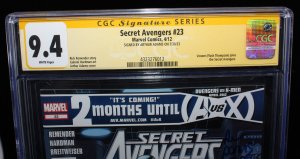 Secret Avengers #23 (CGC 9.4) Signed by Art Adams - 2012