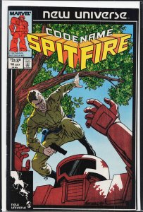 Codename: Spitfire #10 Direct Edition (1987) Jake Travest