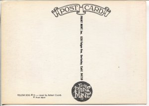 Yellow Dog Comics Comic Book Cover Post Card #13   - The Print Mint  -NM - Co...