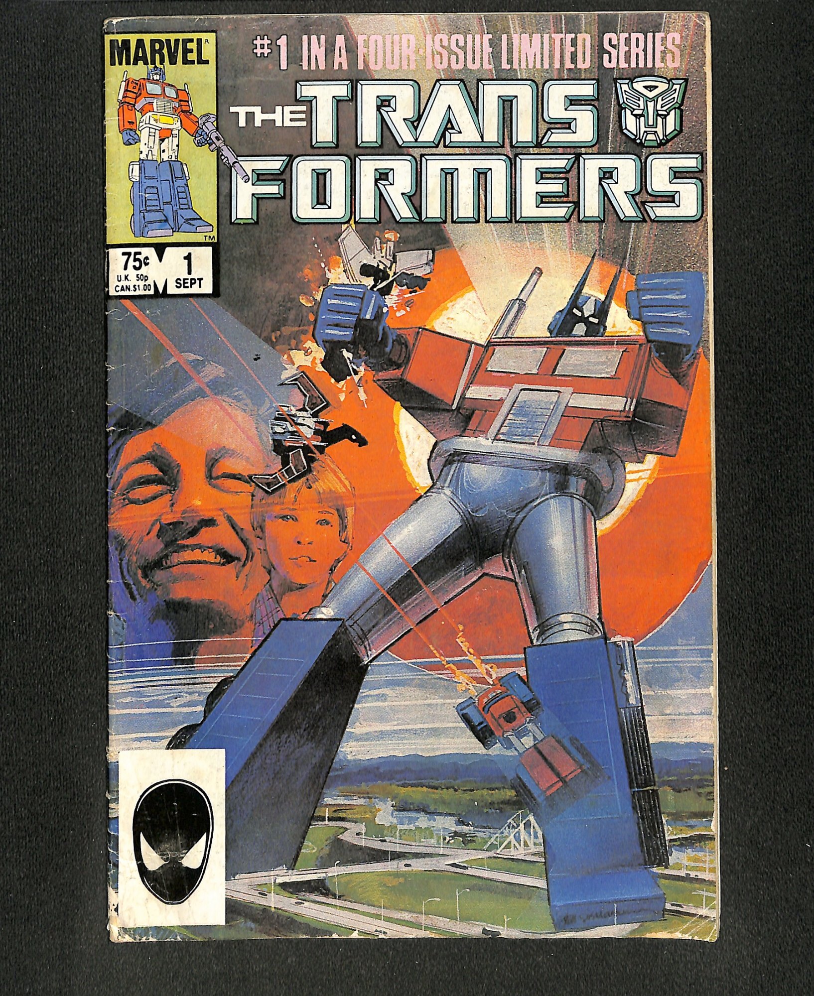 Transformers 1 Bill Sienkiewicz Cover! Comic Books Copper Age