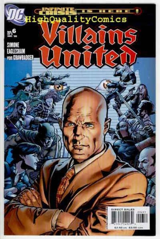 VILLAINS UNITED #1 2 3 4 5 6, NM+, Gotham, Deathstroke, Batman, more DC in store