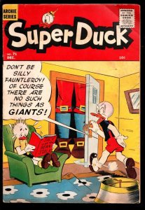 Super Duck #71 1956-Archie-Giant on cover-Wacky violent humor-VG+