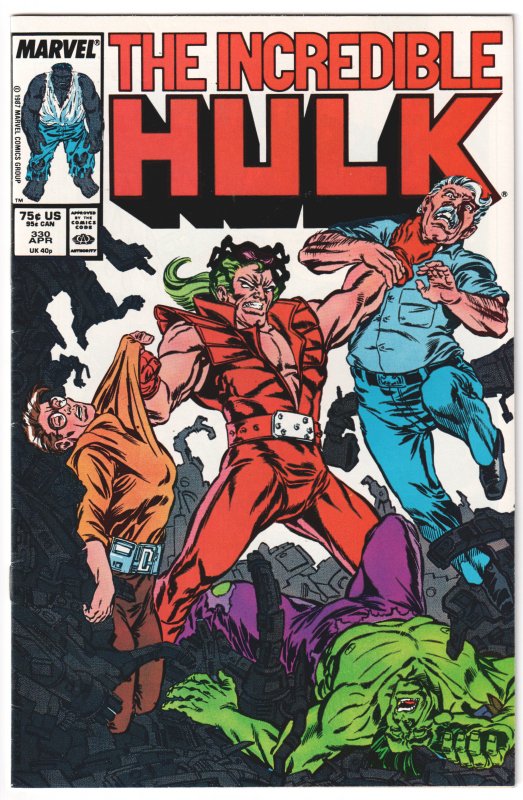 The Incredible Hulk #330 (1987) 1st Todd McFarlane issue!