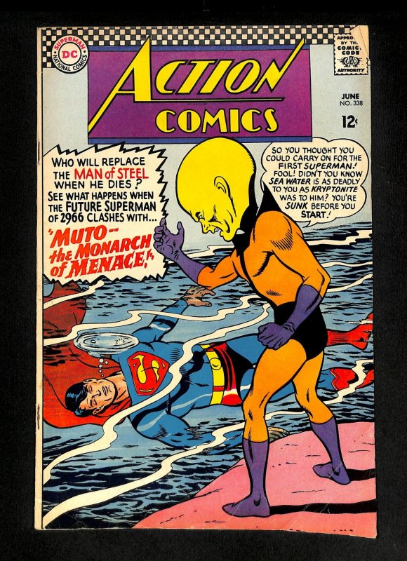 Action Comics #338 Muto Monarch of Menance!