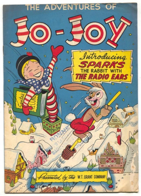 Adventures of Jo-Joy 1948- Santa Claus- Intro Sparks the Rabbit VG-