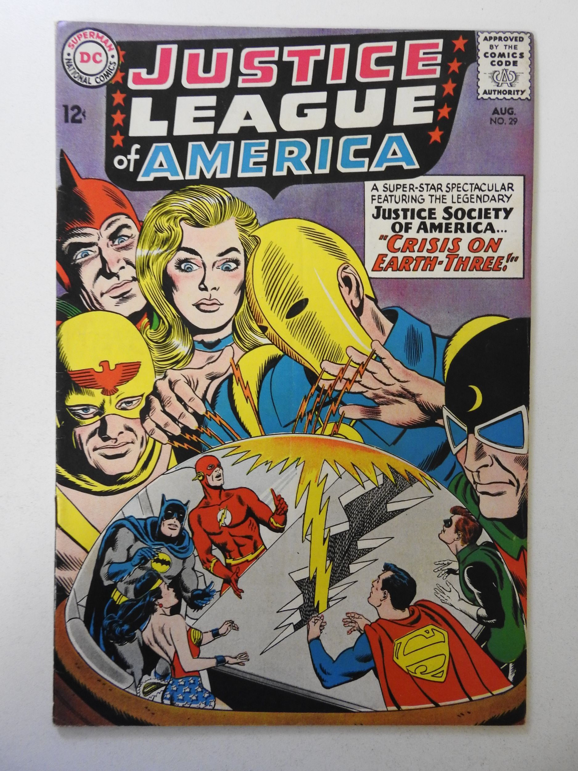 Justice League Of America Vg Fn Condition Rust On Staples Comic Books Silver Age