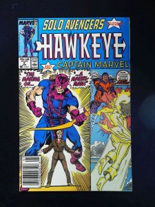 Solo Avengers #2  Marvel Comics 1988 Vf+ Newsstand