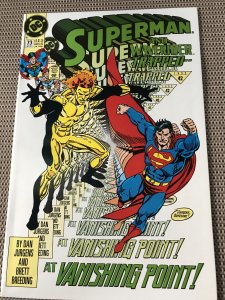 SUPERMAN #73 : DC 11/92 NM; Waverider storyline, Dan Jurgens