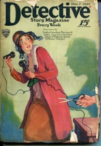 PULP:  DETECTIVE STORY MAGAZINE-DEC 7 1929-CHICHESTER-MALLORY-THAYER-good G