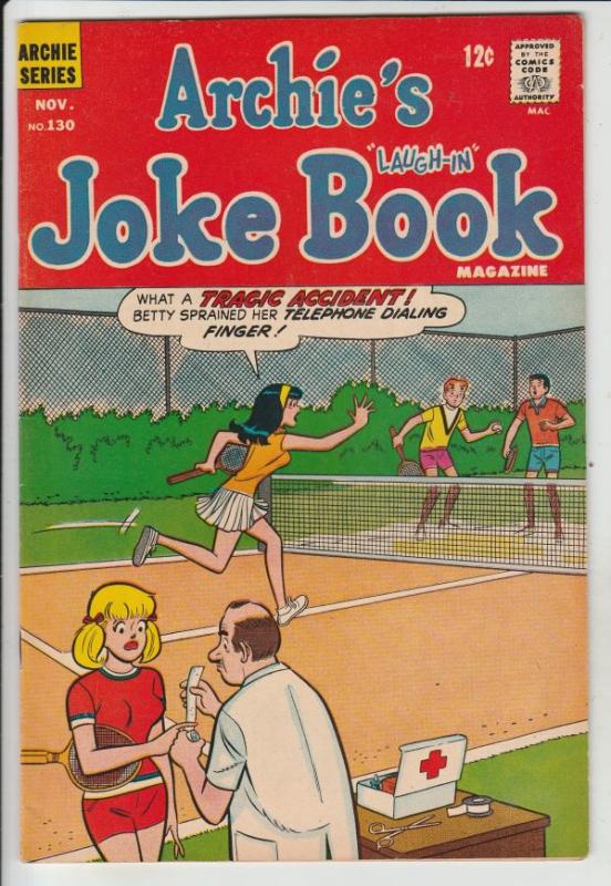 Archie's Joke Book #130 (Nov-68) VF/NM High-Grade Archie, Betty, Veronica, Re...