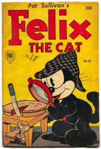 Felix The Cat #54  1954 - Toby  -VG - Comic Book