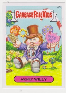 2015 Garbage Pail Kids  #42a Wonky Willy