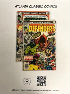 2 The Defenders Marvel Comic Books# 40 75 Avengers Spiderman Hulk Thor 20 JS11