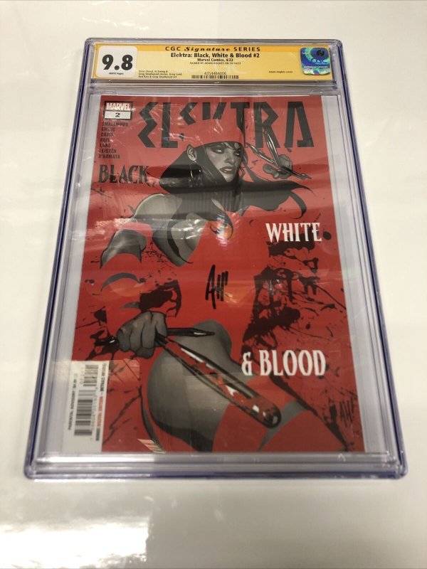 Elektra:Black, White & Blood (2022) #2 (CGC 9.8 SS) Adam Hughes • Marvel Comics