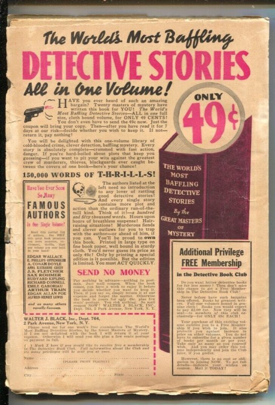 Western Story 4/11/1936-Land of No Return by Russell A. Bankson-Detailed co...