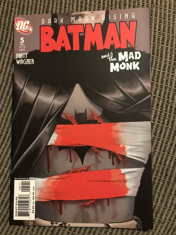 Dark Moon Rising - Batman & the Mad Monk #5 : DC 2007 NM-; Matt Wagner mini