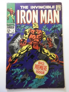 Iron Man #1 (1968) VG+ Condition!