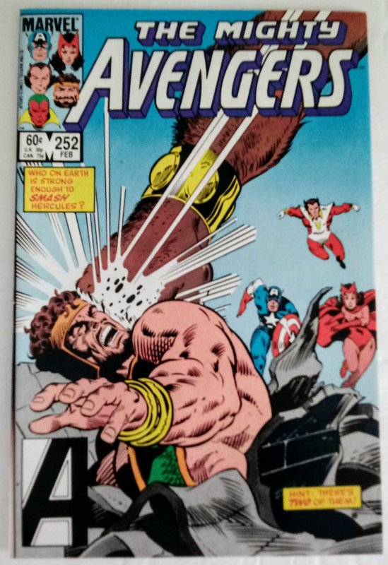 AVENGERS #252 Marvel Comics ID#MBX2