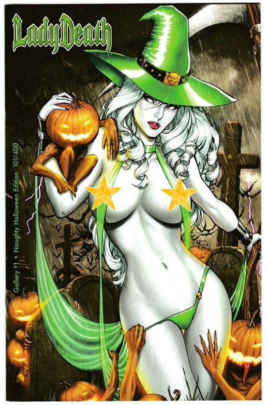 Lady Death Gallery #1 Naughty Halloween Edition #101/400 (2017) NM