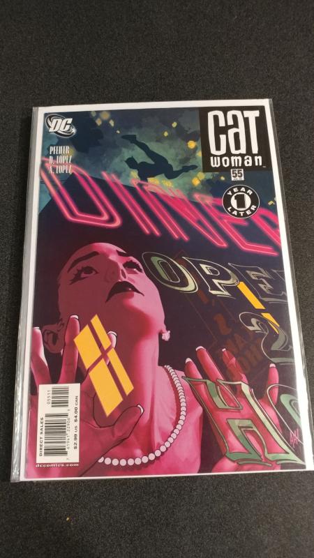 ​CATWOMAN 55 ADAM HUGHES COVER HOT HARD TO FIND DC