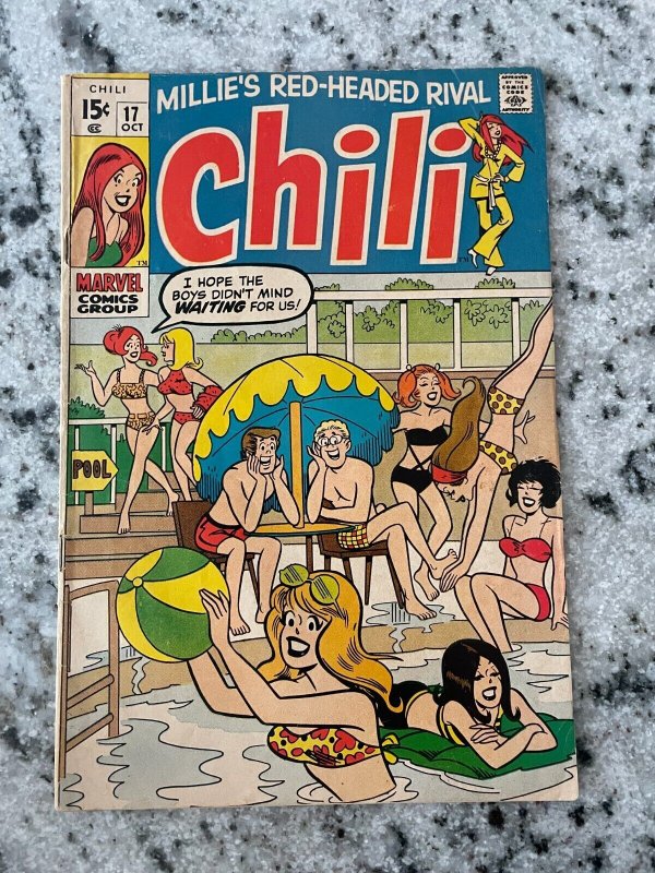 Chili # 17 VF- Marvel Comic Book Millie The Model Red-Headed Rival Teenage J920 