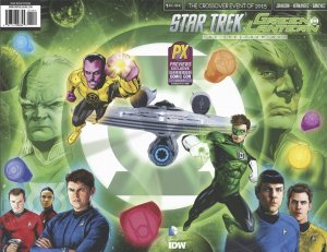 2015 SDCC Star Trek Green Lantern #1 Wrap Variant Cover! Limited to 600 copies!