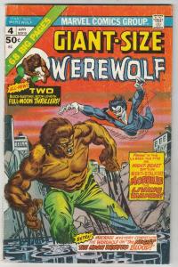 Giant-Size Werewolf by Night #4 (Apr-75) VG+ Affordable-Grade Werewolf