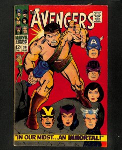 Avengers #38 Hercules! Enchantress! Black Widow!