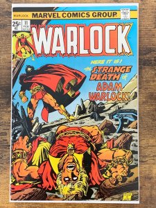 Warlock #11 (1976). VF+.  Thanos app; Warlock dies.