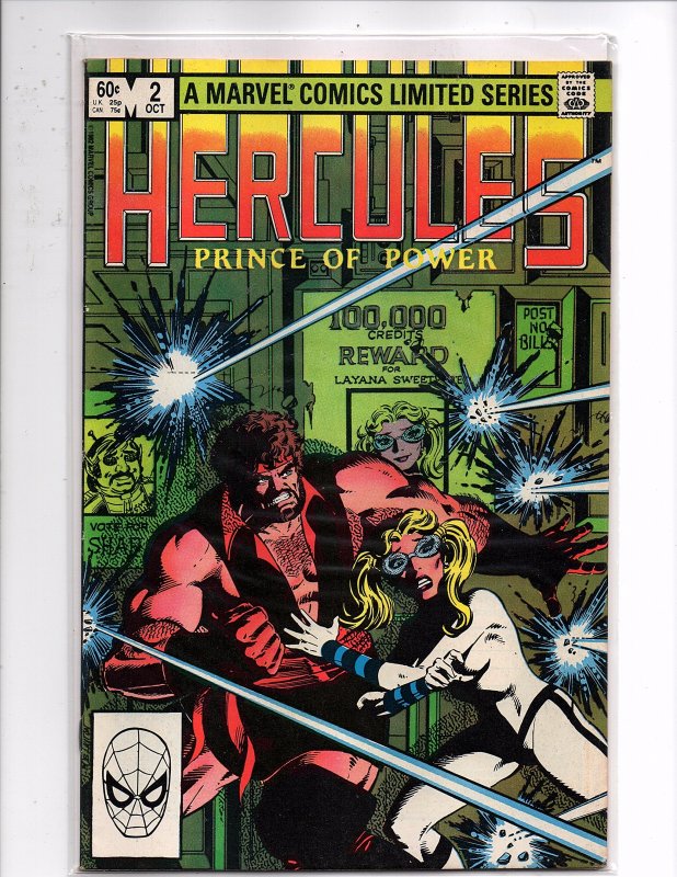 Marvel Comics Hercules, Prince of Power #2 Bob Layton Story & Art New Costume