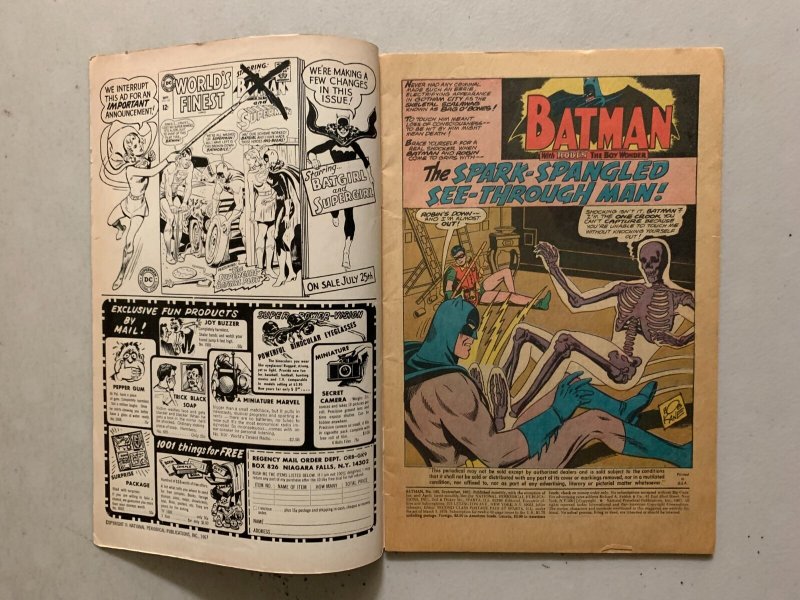 Batman #195 Creegan becomes an irradiated skeleton 4.0 (1967)