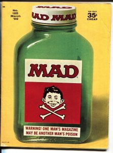 Mad-Magazine-#125-1969-Mort Drucker-Don Martin-David Berg-Comic