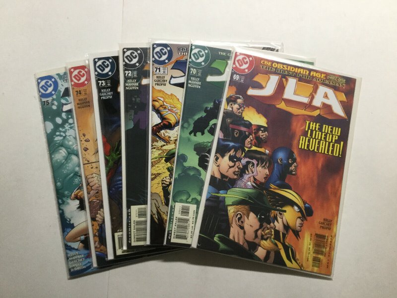 JLA Obsidian Age 1-7 Plus Conclusion 69-75 Near Mint Nm Dc Comics