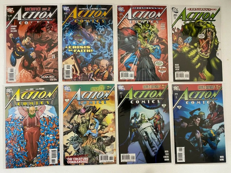 Action Comics lot #829-902 17 diff 8.0 VF (2005-11)