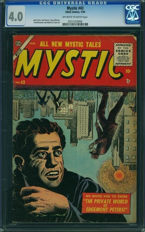 Mystic #43 (Atlas, 1956) CGC 4.0