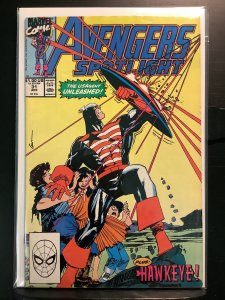 Avengers Spotlight #31 Direct Edition (1990)