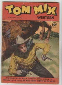 Tom Mix Western #7 (Jul-48) VG+ Affordable-Grade Tom Mix