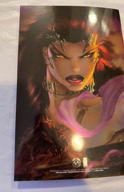 Witchblade #1 (2015)25th anniversary of 1st issue foil top cow virgin variant