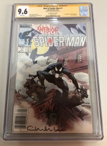 Web of Spider-Man (1984) # 1 (CGC SS 9.6) Signed Charles Vess • Canadian CPV