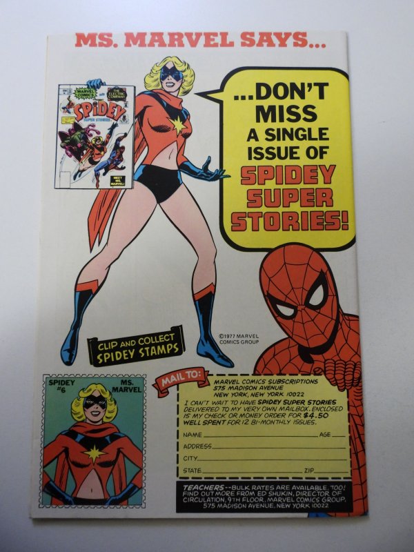 Spidey Super Stories #22 (1977) FN+ Condition