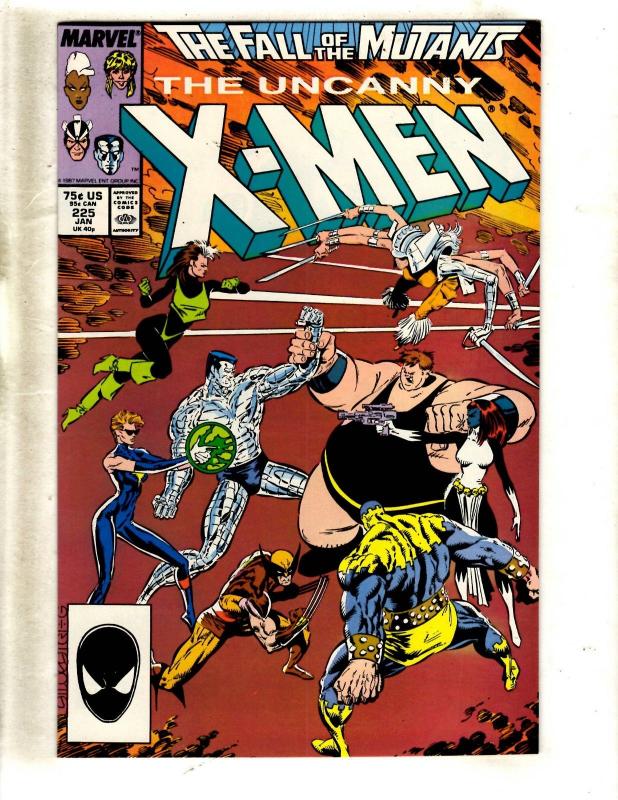 10 Uncanny X-Men Marvel Comic Books # 223 224 225 227 229 231 232 234 235 JF15