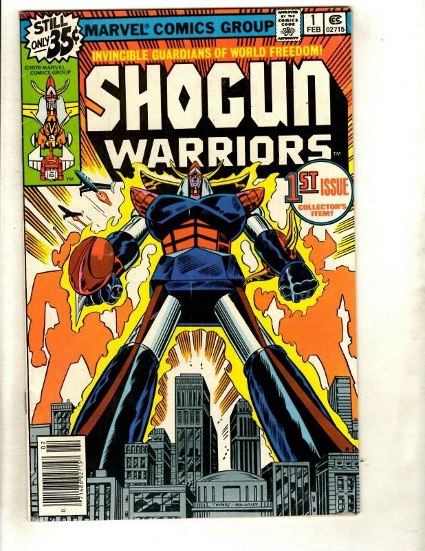 Lot of 10 Shogun Warriors Marvel Comics # 1 2 3 5 6 7 10 18 19 20 WS6