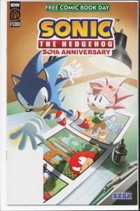 Sonic the Hedgehog 30th Anniversary Special Free Comic Book Day Cover (2021) ...