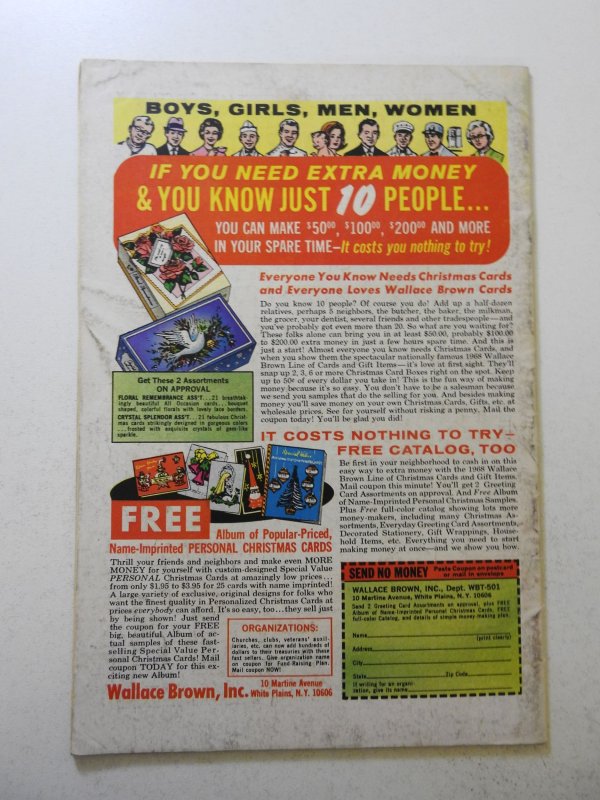 The Incredible Hulk #108 (1968) VG+ Condition centerfold detached top staple