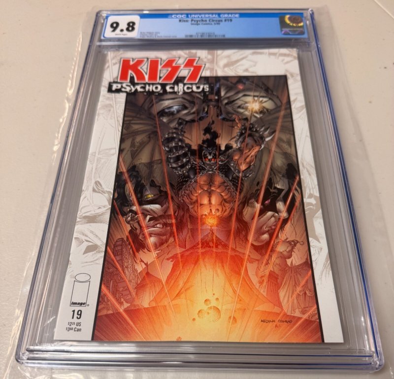 Kiss Psycho Circus # 19 CGC Graded 9.8 Image Comic Book Gene Simmons 1999 JH30